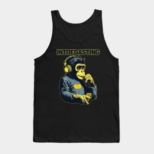 Intredasting Beats - Interesting Monkey Ape Tank Top